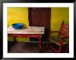 Rocking Chair And Table On Porch, Acajete, Veracruz, Mexico by Jeffrey Becom Limited Edition Print