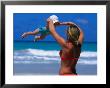 Mother Swinging Baby On Varadero Beach, Varadero, Cuba by Philip Smith Limited Edition Print