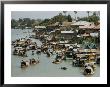 Houseboats Dot A Canal In Bangkok by W. Robert Moore Limited Edition Print