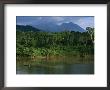 A Canoe Dwarfed By The El Almandro River And Surrounding Rain Forest by Stephen Alvarez Limited Edition Pricing Art Print