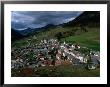 Village Of Ardez From Castle Steinsberg Ruins, Scuol, Switzerland by Martin Moos Limited Edition Print