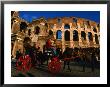 Horse-Drawn Carriage At The Colosseum, Rome, Italy by Martin Moos Limited Edition Print
