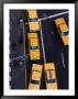 Aerial View Of Taxis, New York City, Usa by Peter Hendrie Limited Edition Pricing Art Print