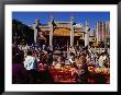Crowds Of People Giving Offerings In Grounds Of Wong Tai Sin Temple, Kowloon, Hong Kong by Richard I'anson Limited Edition Print