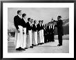 Waiters In Ice Skates Learning How To Serve Cocktails During Lesson At Grand Hotel Ice Rink by Alfred Eisenstaedt Limited Edition Pricing Art Print