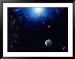 Illustration Of Space And Planets by Ron Russell Limited Edition Print