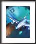 Model Jet Over Glass Globe With Clock Behind by Eric Kamp Limited Edition Print