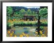 Fountain And Pond, Butchart Gardens, Canada by Francie Manning Limited Edition Print