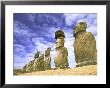 15 Moais, Ahu Tongariki, Easter Island, Chile by Walter Bibikow Limited Edition Print