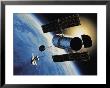 Space Shuttle And Earth by David Bases Limited Edition Print