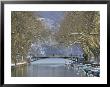 Lake Annecy And Boats On Canal Du Vasse by Walter Bibikow Limited Edition Print
