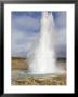 Strokkur Geyser Erupting At Geysir, South West Area, Iceland, Polar Regions by Neale Clarke Limited Edition Print