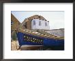Fishing Boat On The Beach, England, Uk. Whitstable Is Popular For It's Oyster And Fish Restaurants. by Jean Brooks Limited Edition Print