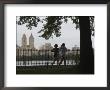 Joggers, Central Park, Manhattan, New York City, New York, United States Of America, North America by Amanda Hall Limited Edition Print