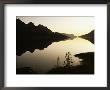 Midnight Sun And Calm Reflections, Lofoten Islands, Arctic, Norway, Scandinavia by D H Webster Limited Edition Print