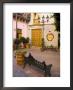 Courtyard Outside Of A Coffee Shop, Guanajuato, Mexico by Julie Eggers Limited Edition Pricing Art Print