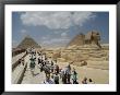 Tourists View The Great Sphinx And Pyramids Of Giza by Richard Nowitz Limited Edition Print