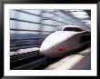 Shinkansen Or Bullet Train, Osaka, Japan by Nancy & Steve Ross Limited Edition Print