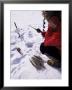 Ice Fishing, Gola Lake Area, Norway, Scandinavia by Adam Woolfitt Limited Edition Pricing Art Print