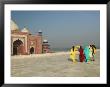 Mosque Visitors, Taj Mahal, India by Walter Bibikow Limited Edition Print