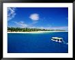 Boat In Lagoon, Plantation Island Resort, Fiji by Peter Hendrie Limited Edition Print