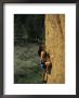 Young Woman Climbing Smith Rock, Oregon by Mark Cosslett Limited Edition Pricing Art Print