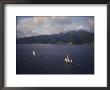 Sailboats Ply Calm Waters In The Caribbean by Jodi Cobb Limited Edition Print