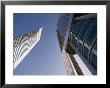 Low View Of The Emirates Towers, Shiekh Zayad Road, Dubai, United Arab Emirates, Middle East by Gavin Hellier Limited Edition Print