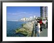 View Of Waterfront And Downtown, El Manara Corniche, Beirut, Lebanon, Middle East by Gavin Hellier Limited Edition Print