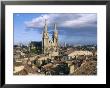Views Of The Roofs Of The Quartier Des Chartrons, Town Of Bordeaux, Gironde, Aquitaine, France by Bruno Barbier Limited Edition Print