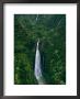Aerial View Of A Waterfall In The Middle Of A Thick Rain Forest by Ira Block Limited Edition Print