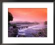 Sunrise In The Morning Mist Over The Waterfall On The Venta River Near Kuldiga, Latvia by Janis Miglavs Limited Edition Pricing Art Print