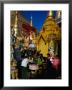 People At Shrine At Shwedagon Pagoda, Yangon, Myanmar (Burma) by Bill Wassman Limited Edition Print
