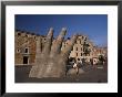 Stone Sculpture Of Hand On Riva Degli Schiavoni, Venice, Veneto, Italy by Gavin Hellier Limited Edition Pricing Art Print