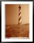 Sepia Toned Striped Lighthouse by Logan Seale Limited Edition Print