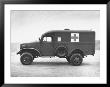 Side View Of Ambulance by George Strock Limited Edition Print