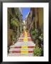 Spanish Steps In Calpe, Valencia, Spain, Europe by Gavin Hellier Limited Edition Print
