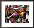 Tibetans Dressed For Religious Shaman's Ceremony, Tongren, Qinghai Province, China by Occidor Ltd Limited Edition Print