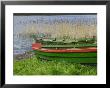 Colorful Canoe By Lake, Trakai, Lithuania by Keren Su Limited Edition Print