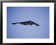 A Stealth Bomber Is Shown With Its Landing Gear Down During The 50Th Air Force Anniversary Air Show by Marc Moritsch Limited Edition Print