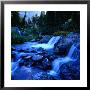 Water Cascading Over Rocks On Shady River, Sierra Nevada Mountains, Ansel Adams Wilderness Area by Wes Walker Limited Edition Pricing Art Print