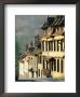Row Of Timbered Houses Along Steep Hill, Lyons-La-Foret, Eure, Haute-Normandy, France by David Tomlinson Limited Edition Pricing Art Print