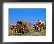 Mormons On Horse Carriages, Mormon Pioneer Wagon Train To Utah, Near South Pass, Wyoming by Holger Leue Limited Edition Print
