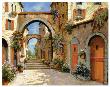 Le Porte Rosse Sulla Strada by Guido Borelli Limited Edition Pricing Art Print