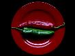 Two Peppers, Green And Red, Side By Side by Ilona Wellmann Limited Edition Print