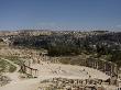 Oval Plaza From Above With The Modern City Of Jerash Visible by Taylor S. Kennedy Limited Edition Print