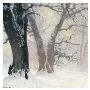 Snow Covered Oaks In The Sun by Eugen Bracht Limited Edition Pricing Art Print