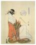 Courtesan Shiratsuyu Of The House Of Wakana-Ya by Hosoda Eishi Limited Edition Pricing Art Print