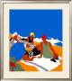 East Coast Joys No. 2, Sun-Bathing by Tom Purvis Limited Edition Print