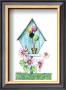 Birdhouse With Daisies by Carolyn Shores-Wright Limited Edition Print